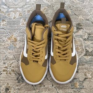 Vans Brown and Yellow Sneakers